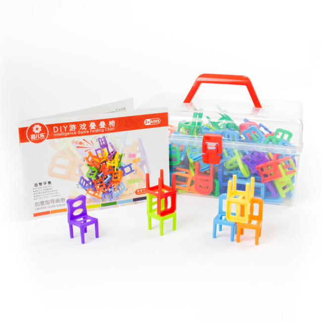 Конструкторы с уникальными деталями - Конструктор Shantou jinxing Folding chair 84 детали (6051Y)#3