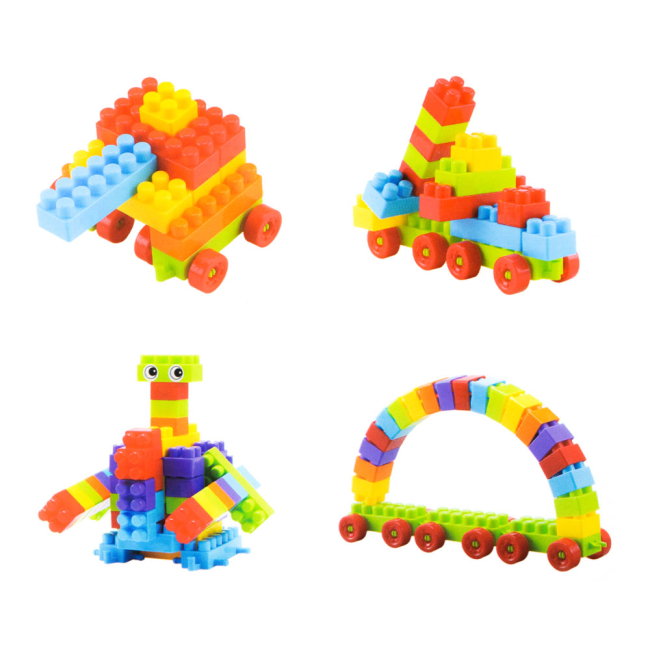 Конструкторы с уникальными деталями - Конструктор Shantou jinxing Particles blocks 120 деталей (6061Y)#4