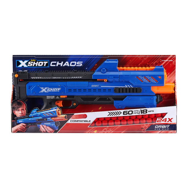 Помпова зброя - Скорострільний бластер X-Shot Excel Chaos orbit (36281Z)#3