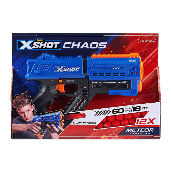 Помпова зброя - Скорострільний бластер X-Shot Excel Chaos meteor (36282Z)#3