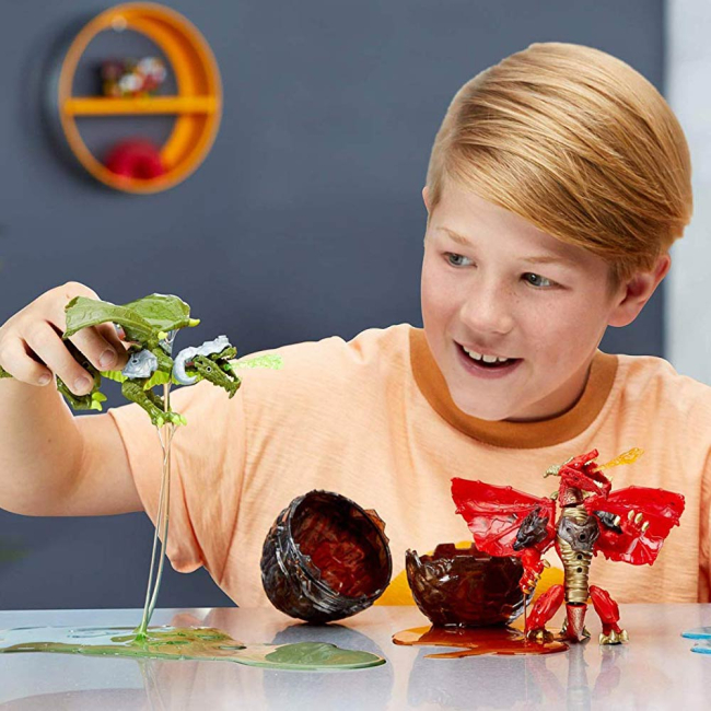 Конструктори з унікальними деталями - Набір Mega construx Breakout beasts S3 Чарівні створіння фіолетовий (GCK31/GFM71)#5