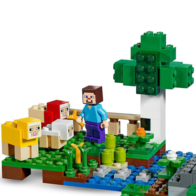 Конструктори LEGO - Конструктор LEGO Minecraft Ферма вовни (21153)#4