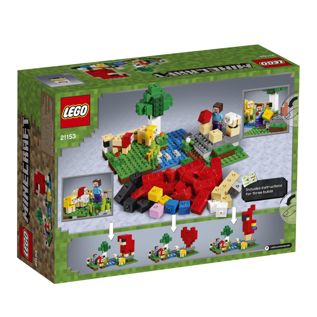 Конструктори LEGO - Конструктор LEGO Minecraft Ферма вовни (21153)#6