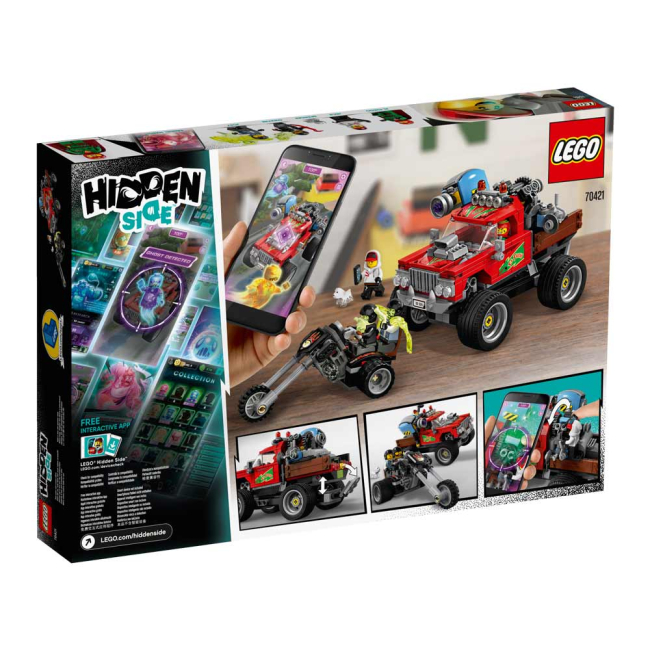 Конструкторы LEGO - Конструктор LEGO Hidden side Каскадерский грузовик Эль Фуэго (70421)#5