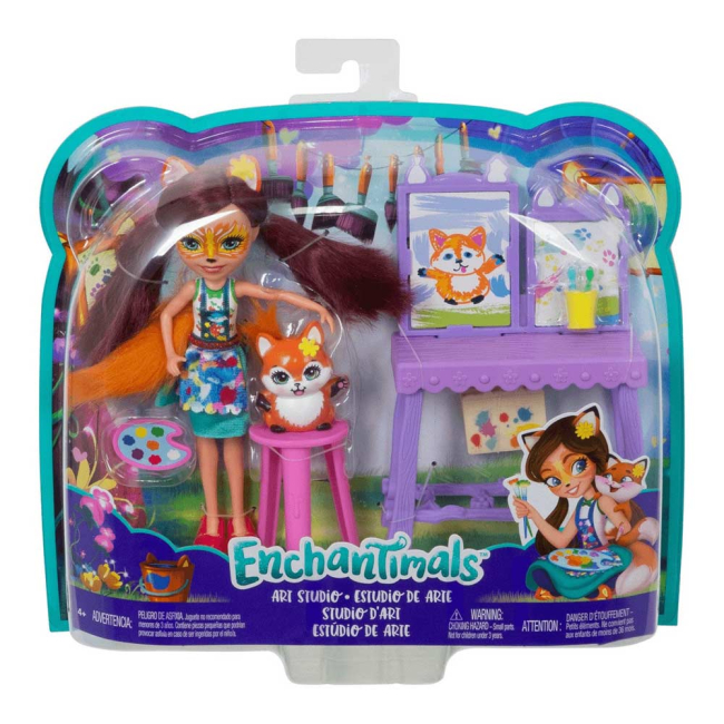 Куклы - Набор Enchantimals Развлечения на природе Художественная студия (FCC62/GBX03)#4