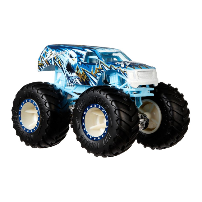 Автомоделі - Набір машинок Hot Wheels Monster trucks Червона і блакитна (FYJ64/FYJ67)#3