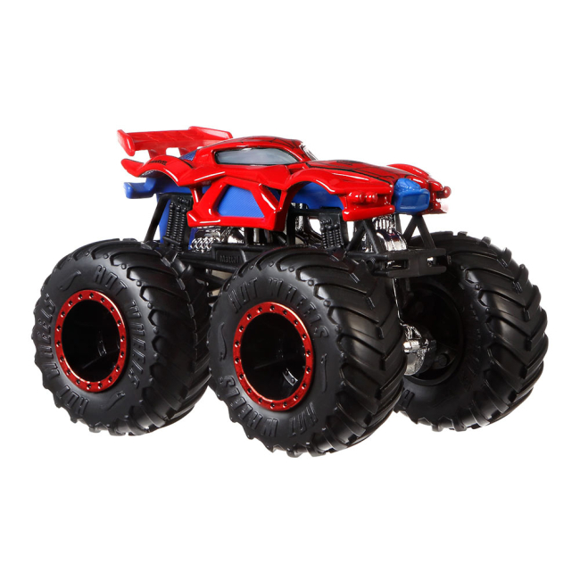 Автомоделі - Набір машинок Hot Wheels Monster trucks Червона і зелена (FYJ64/GBT68)#2