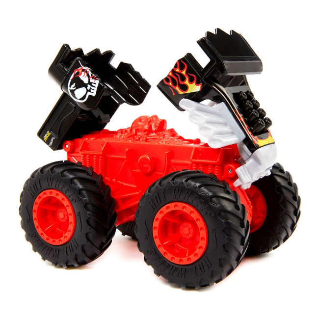 Автомоделі - Машинка Hot Wheels Monster trucks Потужний удар червона 1:43 (GCF94/GCF95)#2