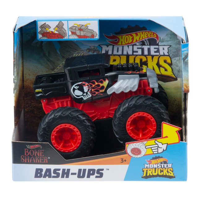 Автомоделі - Машинка Hot Wheels Monster trucks Потужний удар червона 1:43 (GCF94/GCF95)#3