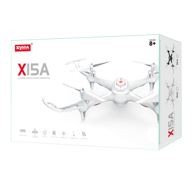 Радіокеровані моделі - Квадрокоптер іграшковий Syma Х15A білий (X15A/X15A-2)#4