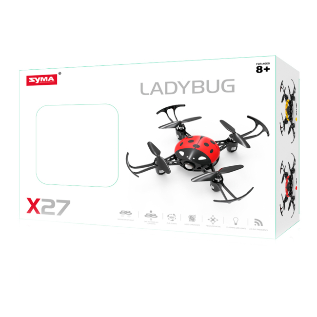 Радіокеровані моделі - Квадрокоптер іграшковий Syma Х27 червоний (X27/X27-2)#4