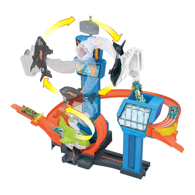 Автотреки - Трек Hot Wheels City Гонки в аэропорту (GFH90)#3