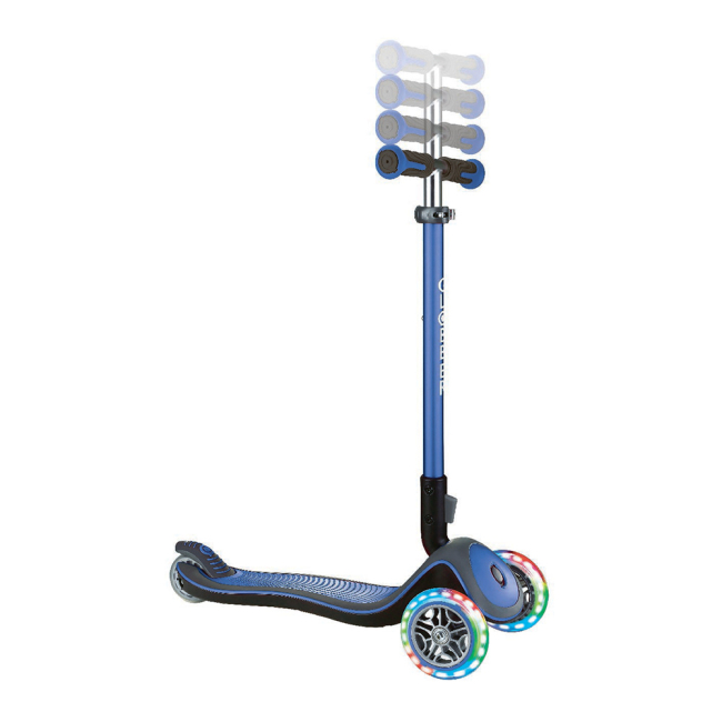 Самокаты - Самокат Globber Elite deluxe синий с подсветкой (444-400)#3