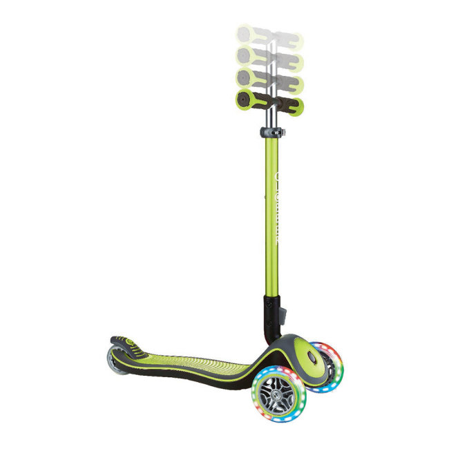 Самокаты - Самокат Globber Elite deluxe зеленый с подсветкой (444-406)#2