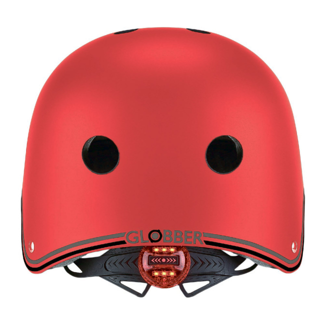Защитное снаряжение - Защитный шлем Globber красный с фонариком  (505-102)#2