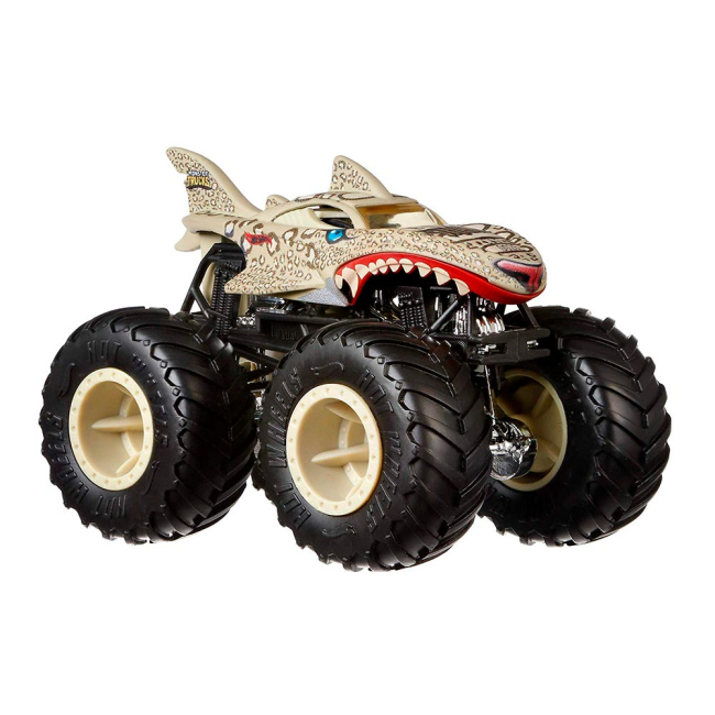 Автомоделі - Набір машинок Hot Wheels Monster Trucks Wrex vs Leopard Shark (FYJ64/FYJ65)#3