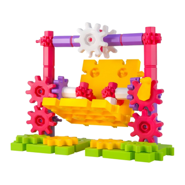 Конструкторы с уникальными деталями - Конструктор Korbo Розовый 110 деталей (R.1406)#2