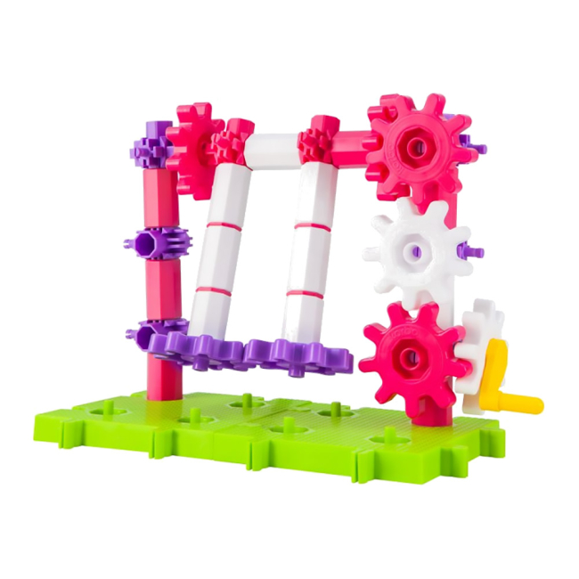 Конструкторы с уникальными деталями - Конструктор Korbo Розовый 110 деталей (R.1406)#3