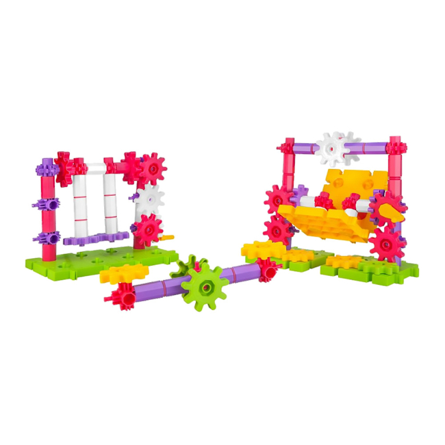 Конструкторы с уникальными деталями - Конструктор Korbo Розовый 110 деталей (R.1406)#5