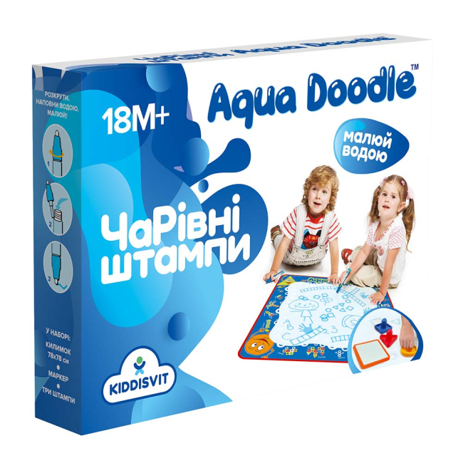 Товари для малювання - Набір для творчості Aqua doodle Чарівні водні штампи (AD8001N)#4