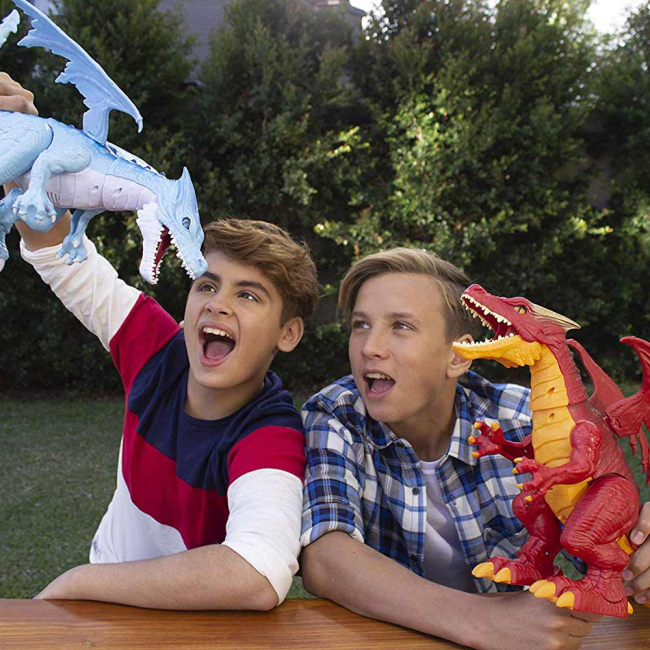 Фигурки животных - Роботизированная игрушка Robo alive Снежный дракон (7115B)#5