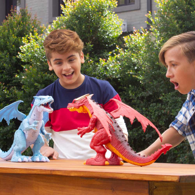 Фигурки животных - Роботизированная игрушка Robo alive Огненный дракон (7115R)#5