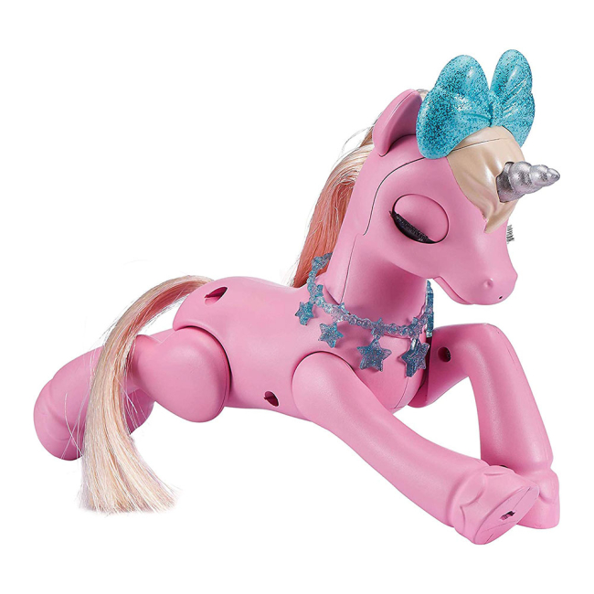 Фигурки животных - Интерактивная игрушка Pets alive Мой волшебный единорог розовый (9502P)#3