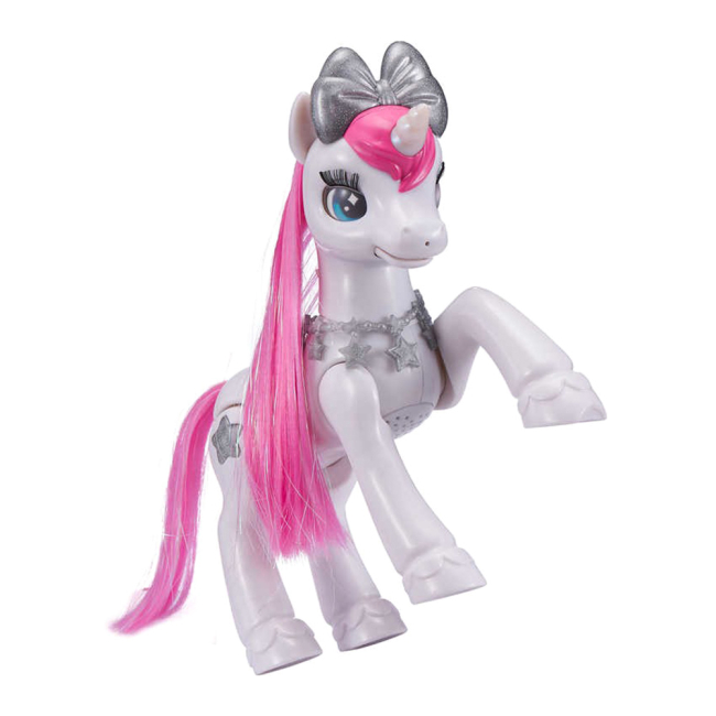 Фигурки животных - Интерактивная игрушка Pets alive Мой волшебный единорог белый (9502W)#2