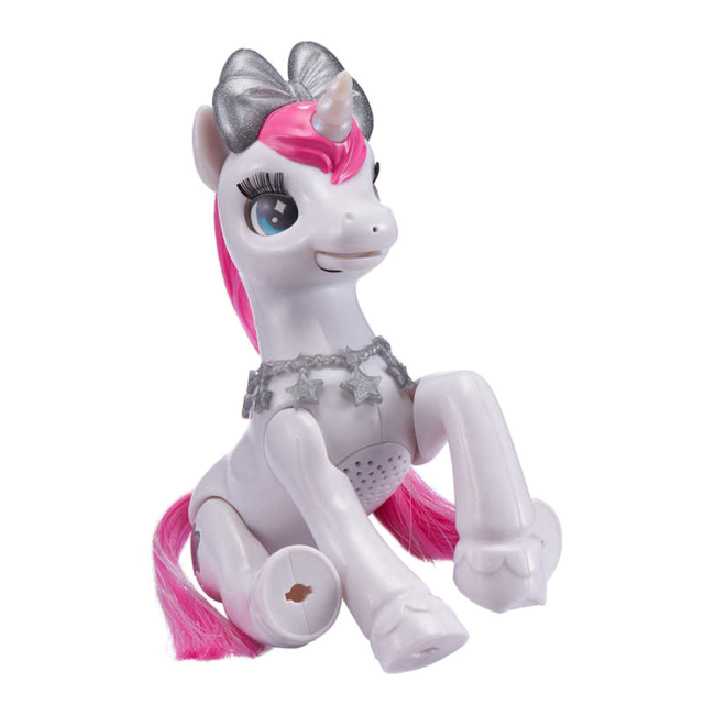 Фигурки животных - Интерактивная игрушка Pets alive Мой волшебный единорог белый (9502W)#3