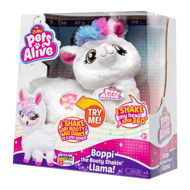 М'які тварини - Роботизована м’яка іграшка Pets alive Лама-танцівниця (9515)#3