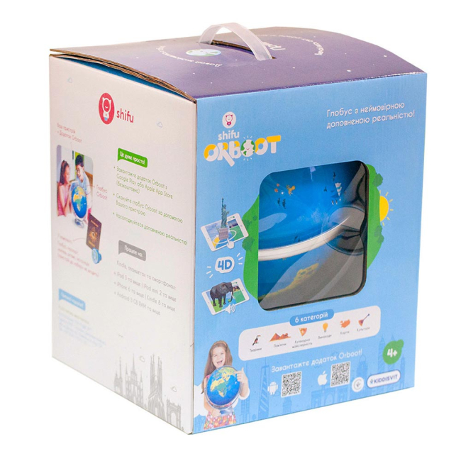 Обучающие игрушки - Обучающая игрушка с дополненной реальностью Shifu Глобус Orboot (Shifu014A)#4
