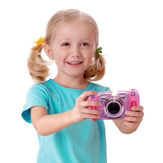 Фотоаппараты - Интерактивная игрушка Vtech kidizoom Фотокамера duo розовая (80-170853)#5