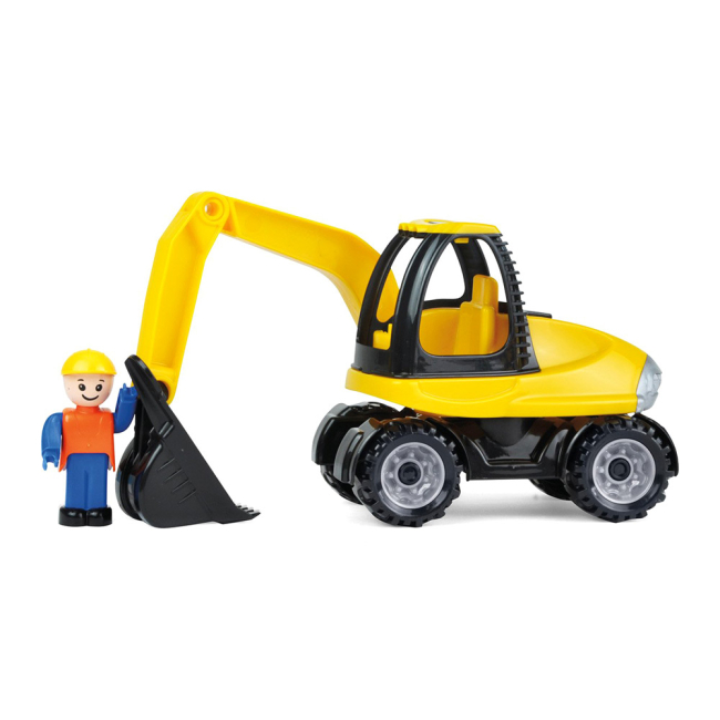 Машинки для малышей - Игровой набор Lena Trucking gravel Экскаватор (1621)#2