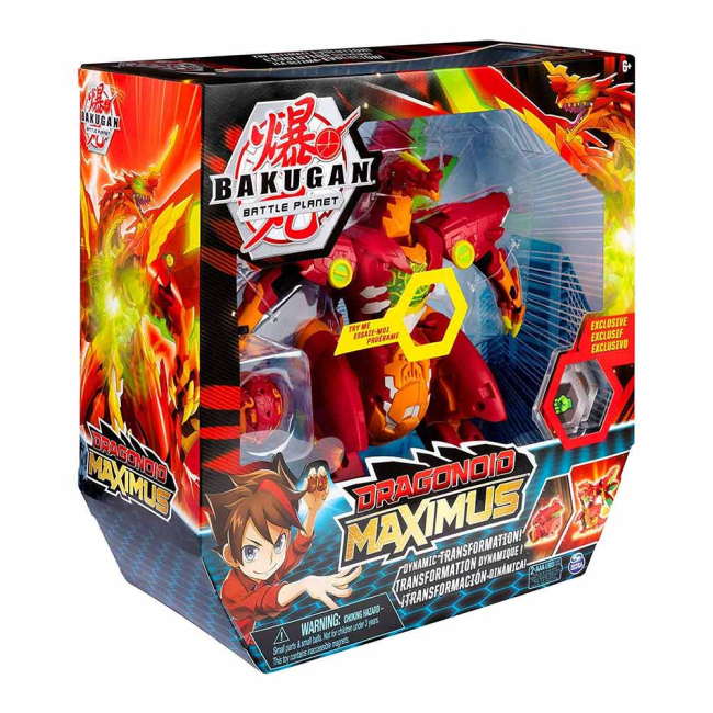 Фігурки персонажів - Ігровий набір Bakugan Battle planet Драгоноїд Максимус (SM64436)#4