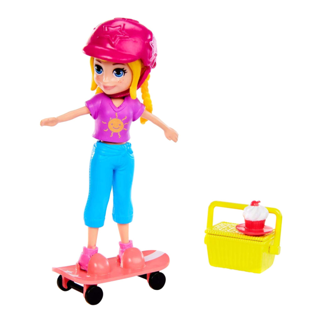 Куклы - Набор Polly Pocket Маленькая модница Блондинка с щеночком (GBF85/GFP85)#3