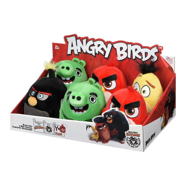 Персонажи мультфильмов - Мягкая игрушка Angry birds Little plush Леонард 13 см (ANB0029)#2