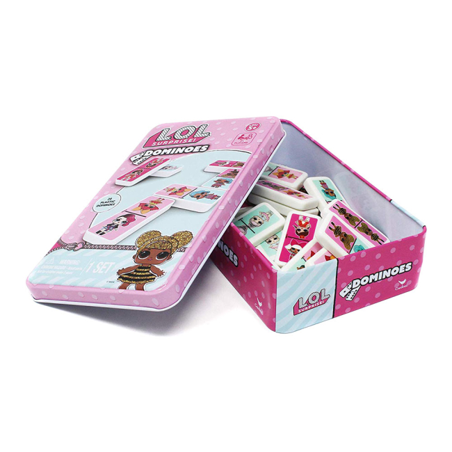Настільні ігри - Настільна гра Spin master Доміно LOL Surprise жерстяна коробка (SM98408/6052514)#2