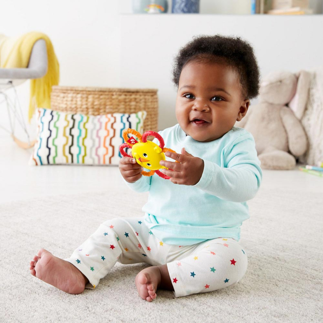 Погремушки, прорезыватели - Погремушка-прорезыватель Fisher-Price Тропические друзья львенок (GGF02/GGF04)#3
