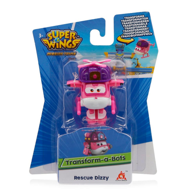 Фігурки персонажів - Міні-трансформер Super wings Діззі (EU730022)#2