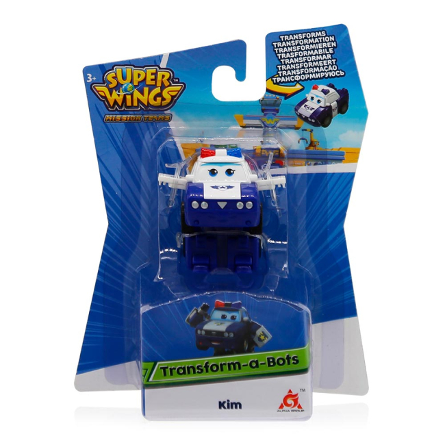 Фигурки персонажей - Мини-трансформер Super wings Ким (EU730033)#2