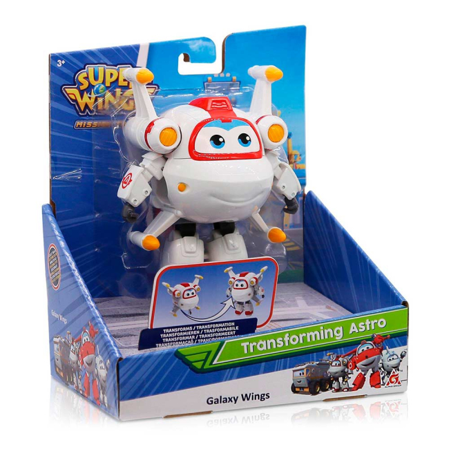 Фигурки персонажей - Трансформер Super wings Астро полицейский (EU730243)#2