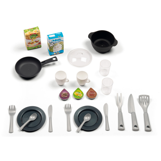 Детские кухни и бытовая техника - Интерактивная кухня Smoby Бон Аппетит красная (310819)#5