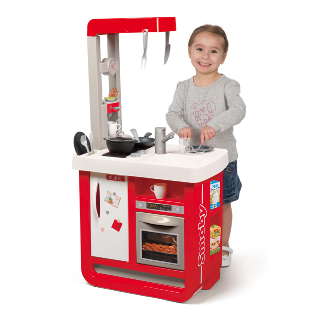 Детские кухни и бытовая техника - Интерактивная кухня Smoby Бон Аппетит красная (310819)#6