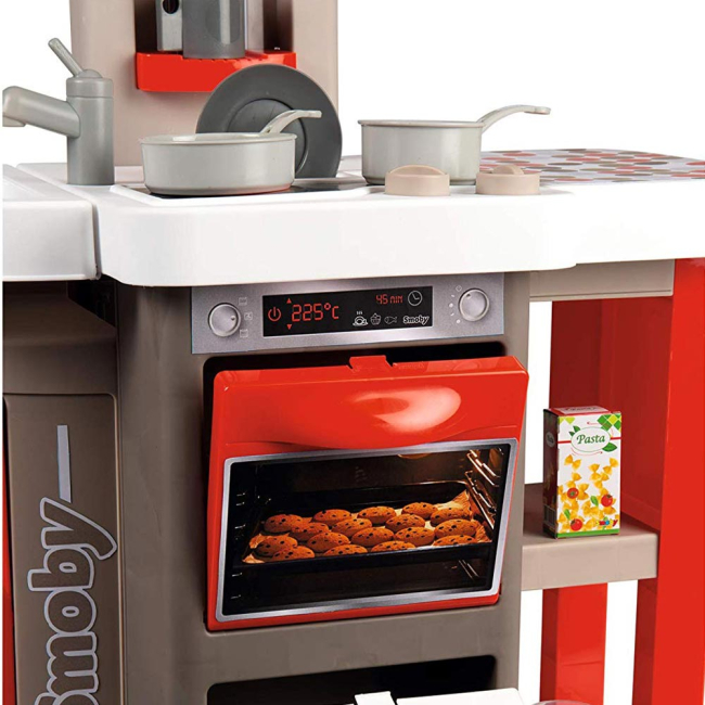 Детские кухни и бытовая техника - Игрушечная кухня Smoby Tefal Повар раскладная красная (312200)#2
