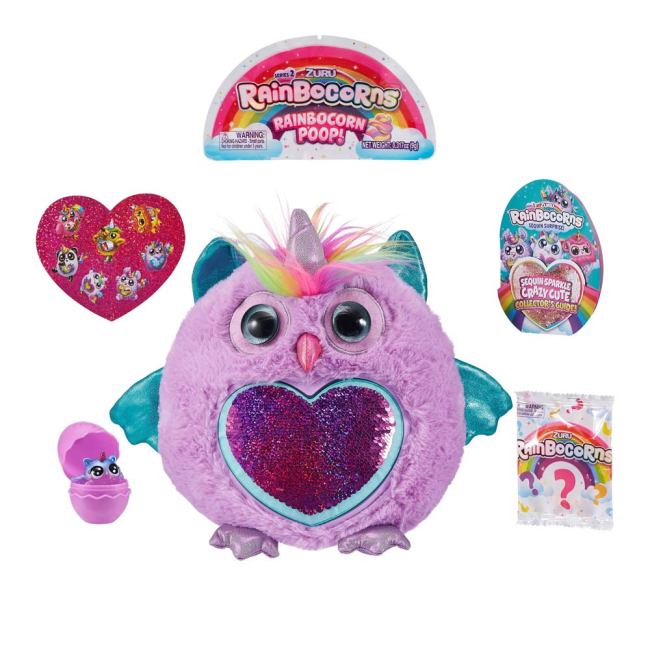 Мягкие животные - Мягкая игрушка-сюрприз Rainbocorns Реинбокорн-R (9202R)#2