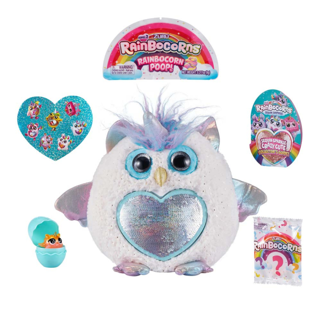 Мягкие животные - Мягкая игрушка-сюрприз Rainbocorns Реинбокорн-R (9202R)#3