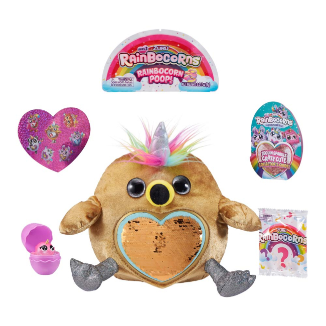 Мягкие животные - Мягкая игрушка-сюрприз Rainbocorns Реинбокорн-L (9202L)#2