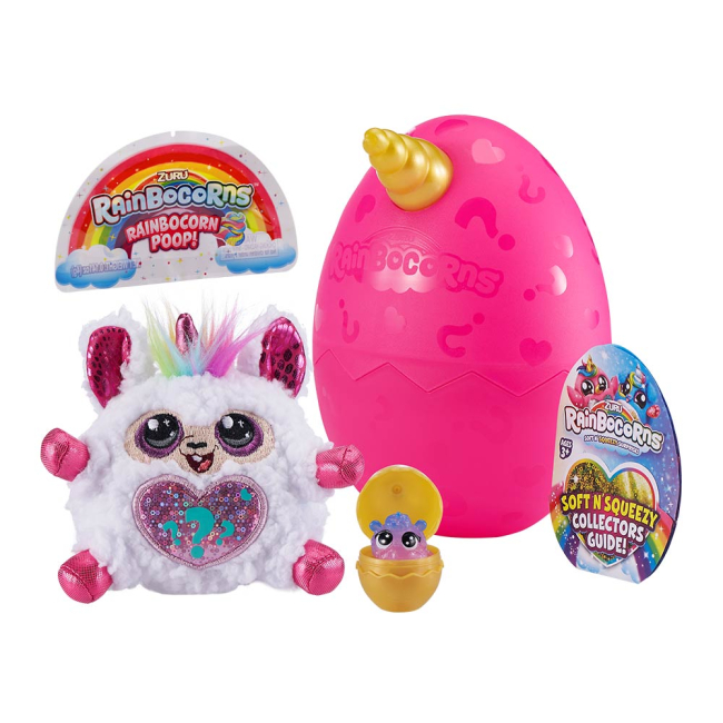 Мягкие животные - Мягкая игрушка-сюрприз Rainbocorns Sparkle heart surprise Реинбокорн-А (9204A)#4