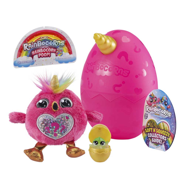 Мягкие животные - Мягкая игрушка-сюрприз Rainbocorns Sparkle heart surprise Реинбокорн-B (9204B)#2