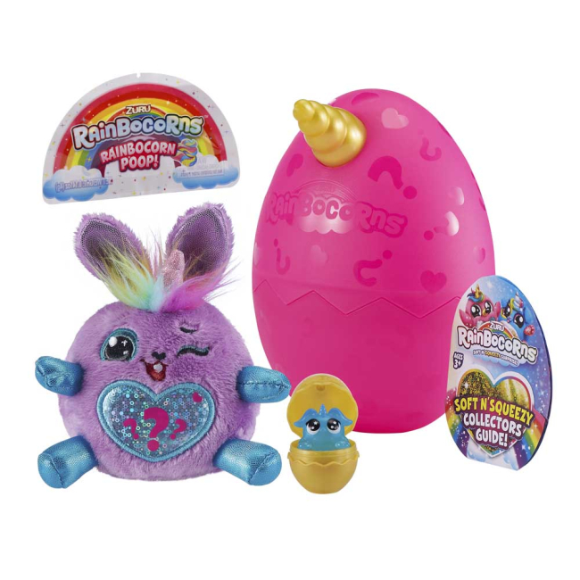 Мягкие животные - Мягкая игрушка-сюрприз Rainbocorns Sparkle heart surprise Реинбокорн-G (9204G)#2